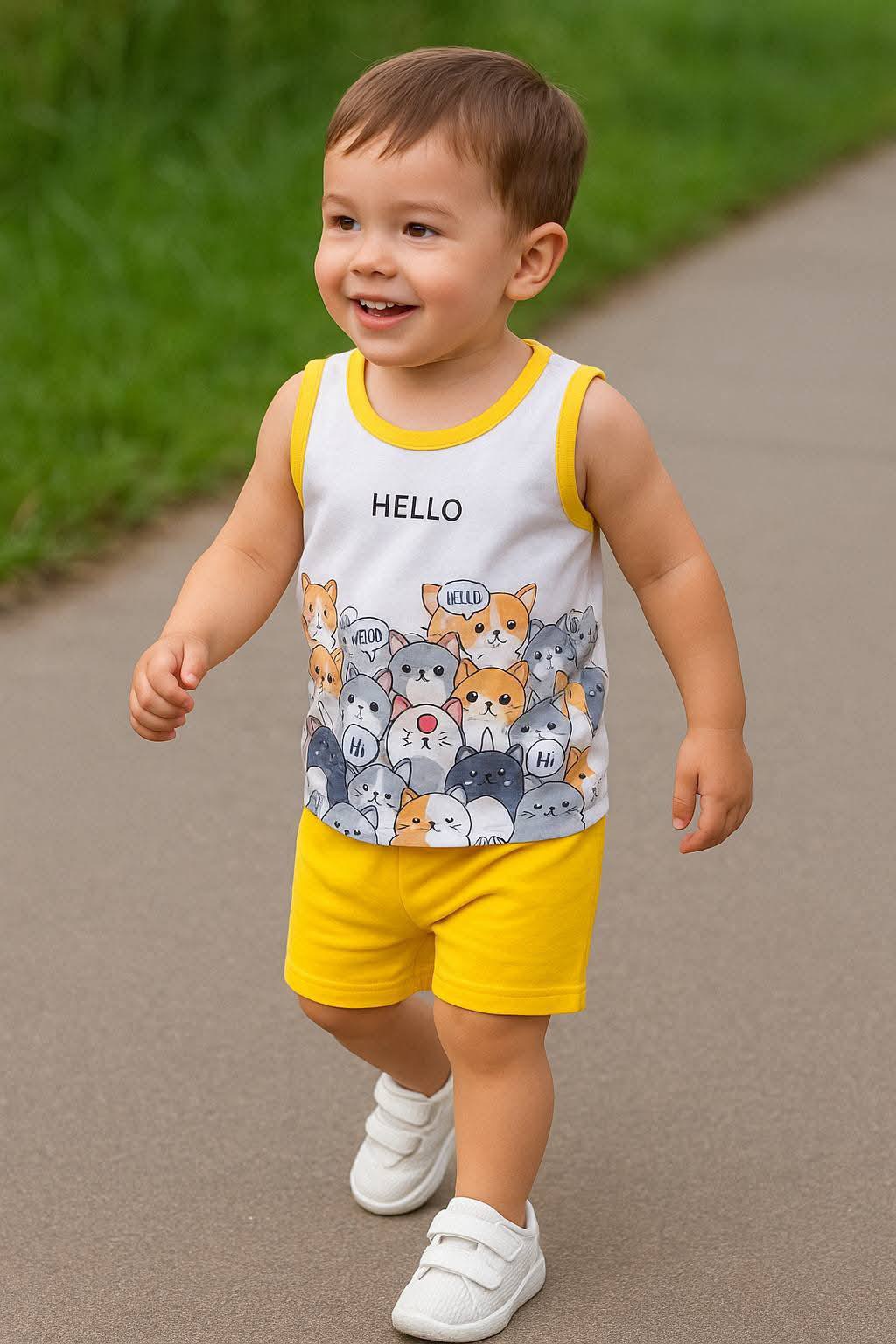 21 - Ultra-Soft 100% Pure Cotton Kids T-Shirt Set